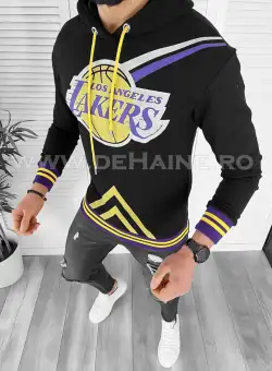 Hanorac barbati negru slim fit K013 20-5