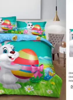 Lenjerie De Pat Finet 4 Piese - Model Paste 7