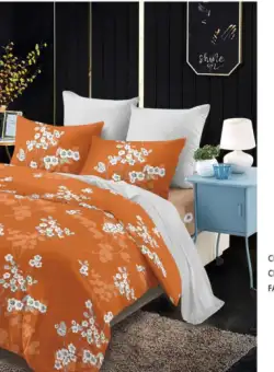 Lenjerie De Pat Finet 6 Piese - Orange