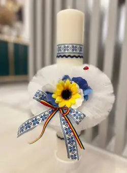 Lumanare Nunta , Lucrata Manual Model 33