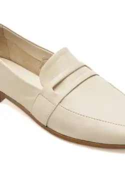 Mocasini casual GRYXX albi, 4105, din piele naturala