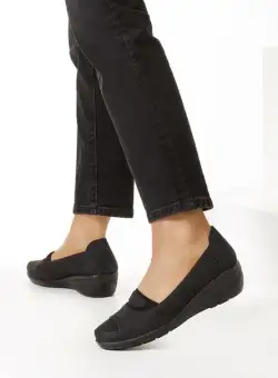 Mocasini cu platforma Nalanda Negri