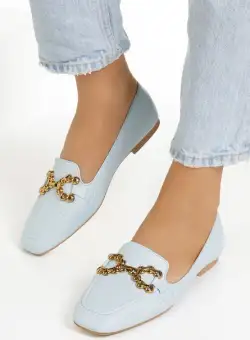 Mocasini dama Galaia Albastri
