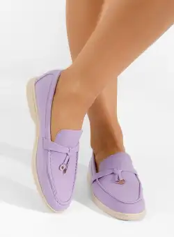 Mocasini dama Glenia mov