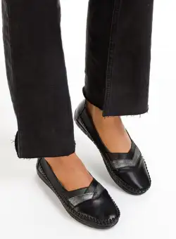 Mocasini dama Luinza negri
