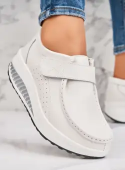 Mocasini dama Piele Naturala Albi Emika