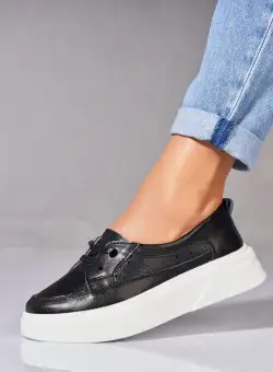 Mocasini dama Piele Naturala Negri Imre