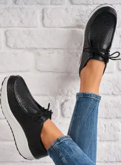 Mocasini dama Piele Naturala Negri Irie