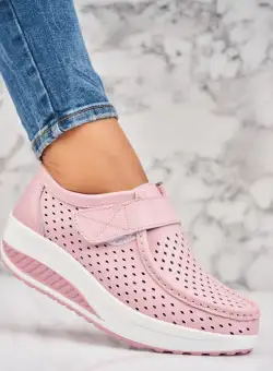 Mocasini dama Piele Naturala Roz Haya