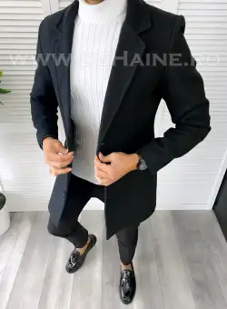 Palton barbati negru B6791 120 N13-N16**