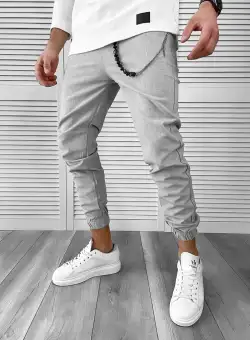 Pantaloni barbati casual gri 7182 Y3