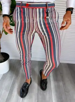 Pantaloni barbati eleganti 2000 B6-4.2 / 8-4 E~