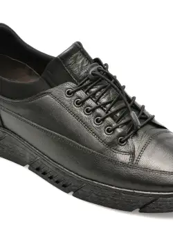Pantofi AXXELLL negri, ER802, din piele naturala