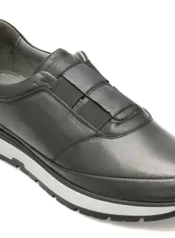 Pantofi AXXELLL negri, SY701, din piele naturala