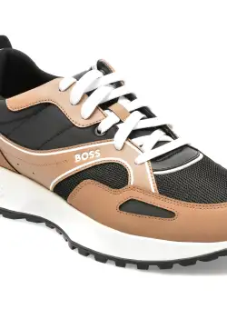 Pantofi BOSS bej, 3949, din piele ecologica