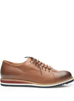 Pantofi casual barbati din piele naturala Leofex- 599 Cognac Box
