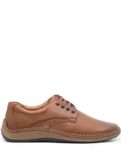Pantofi casual barbati din piele naturala, Leofex - 918 Cognac Box