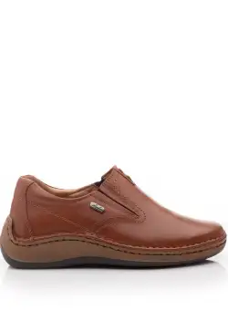 Pantofi casual barbati din piele naturala, Leofex - 919 cognac box