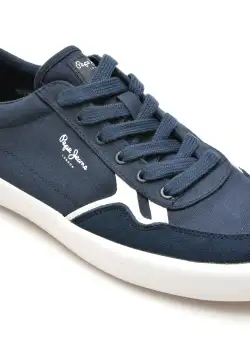 Pantofi casual PEPE JEANS bleumarin, TRAVIS BRIT, din material textil