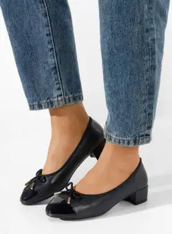 Pantofi cu toc mic Sabana S navy