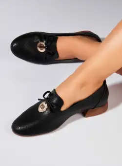 Pantofi dama casual Negri din Piele Ecologica Kimmy