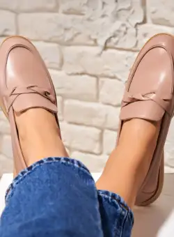 Pantofi dama casual Nude din Piele Ecologica Osmara
