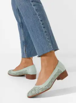 Pantofi dama piele Admire turcoaz