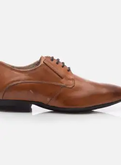 Pantofi eleganți bărbați din piele naturală - 3108 Cognac Box