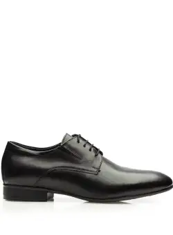 Pantofi eleganţi bărbaţi din piele naturală, Leofex - 522 x Negru Box