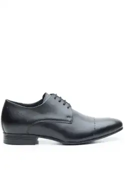 Pantofi eleganti barbati din piele naturala,Leofex - 892 negru box