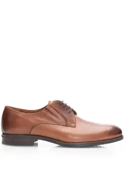 Pantofi eleganţi bărbaţi din piele naturală, Leofex - 999 Cognac Box
