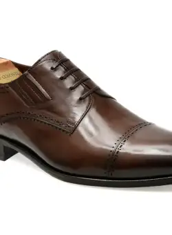 Pantofi eleganti LE COLONEL maro, 509301, din piele naturala