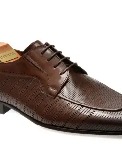 Pantofi eleganti LE COLONEL maro, 704141, din piele naturala