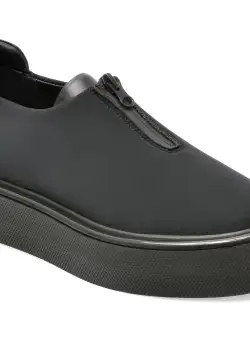 Pantofi EPICA negri, 348952, din material textil