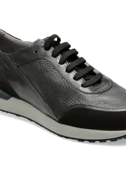 Pantofi EPICA negri, 66412, din piele naturala