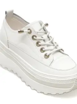 Pantofi FLAVIA PASSINI albi, 620, din piele naturala
