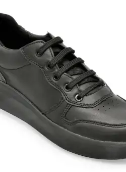 Pantofi GEOX negri, D35QFA, din piele naturala