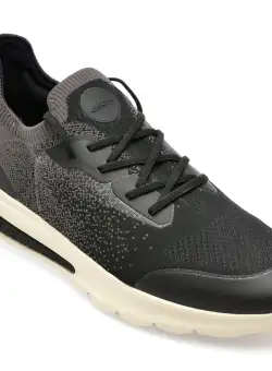 Pantofi GEOX negri, U35BAA, din piele ecologica