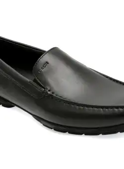 Pantofi GEOX negri, U72Q6A, din piele naturala