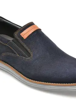 Pantofi OTTER bleumarin, A35, din nabuc