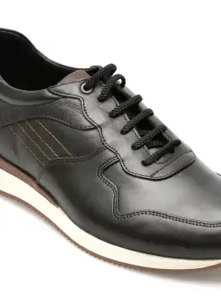 Pantofi OTTER negri, 231107, din piele naturala