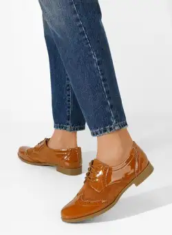 Pantofi oxford dama Bakera camel