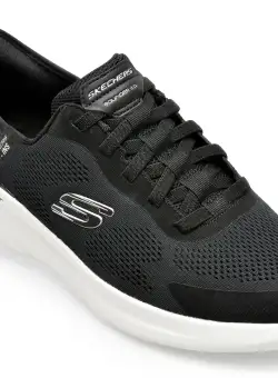 Pantofi SKECHERS negri, BOUNDER 2, din material textil
