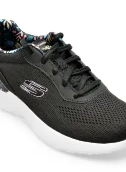 Pantofi SKECHERS negri, SKECH-AIR DYNAMIGHT-, din material textil
