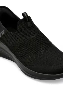 Pantofi SKECHERS negri, ULTRA FLEX 3, din material textil