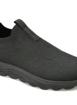 Pantofi sport GEOX negri, U25BYA, din material textil