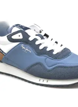 Pantofi sport PEPE JEANS bleumarin, LONDON SEAL, din material textil