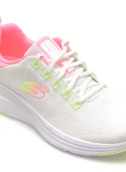 Pantofi sport SKECHERS albi, VAPOR FOAM, din material textil
