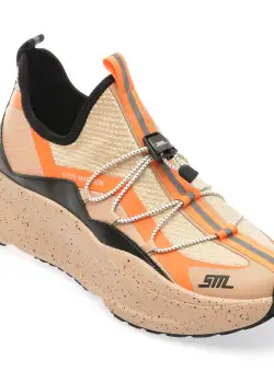 Pantofi sport Steve Madden gri, IGNITE, din material textil