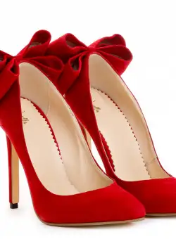 Pantofi Stiletto cu toc Cleopatra Piele Intoarsa